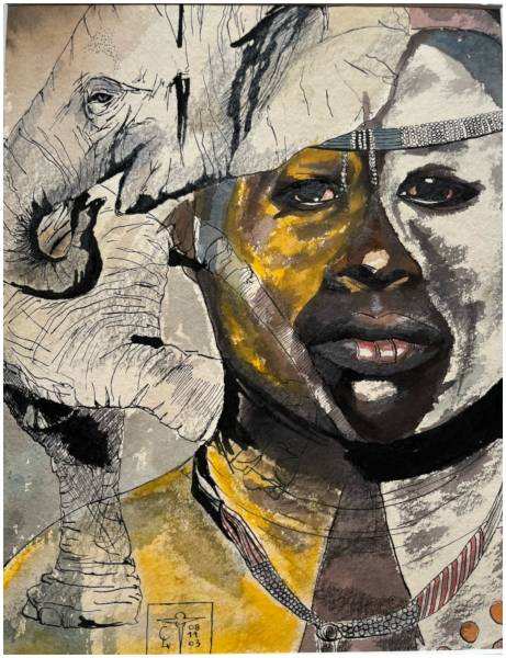 My drawings and paintings: a passion for the face