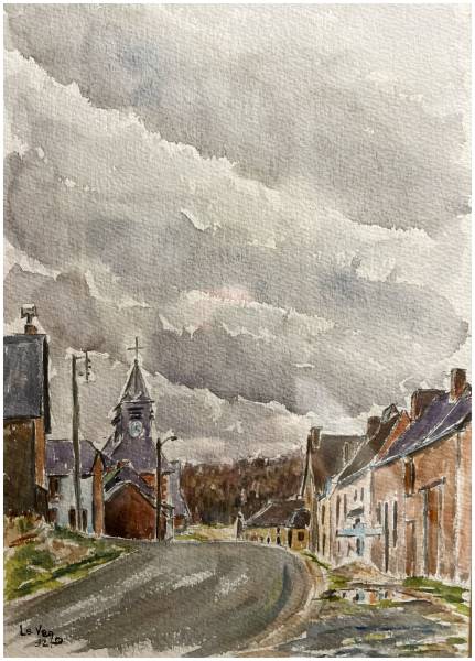 My father's watercolors: transparency, light and color