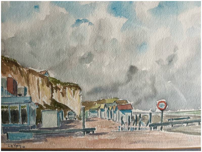 My father's watercolors: transparency, light and color