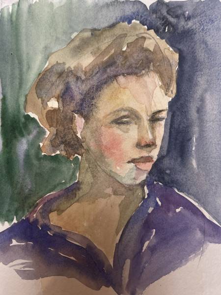 My drawings and paintings: a passion for the face