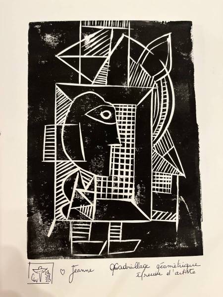 Linogravure: Examples of Achievements.